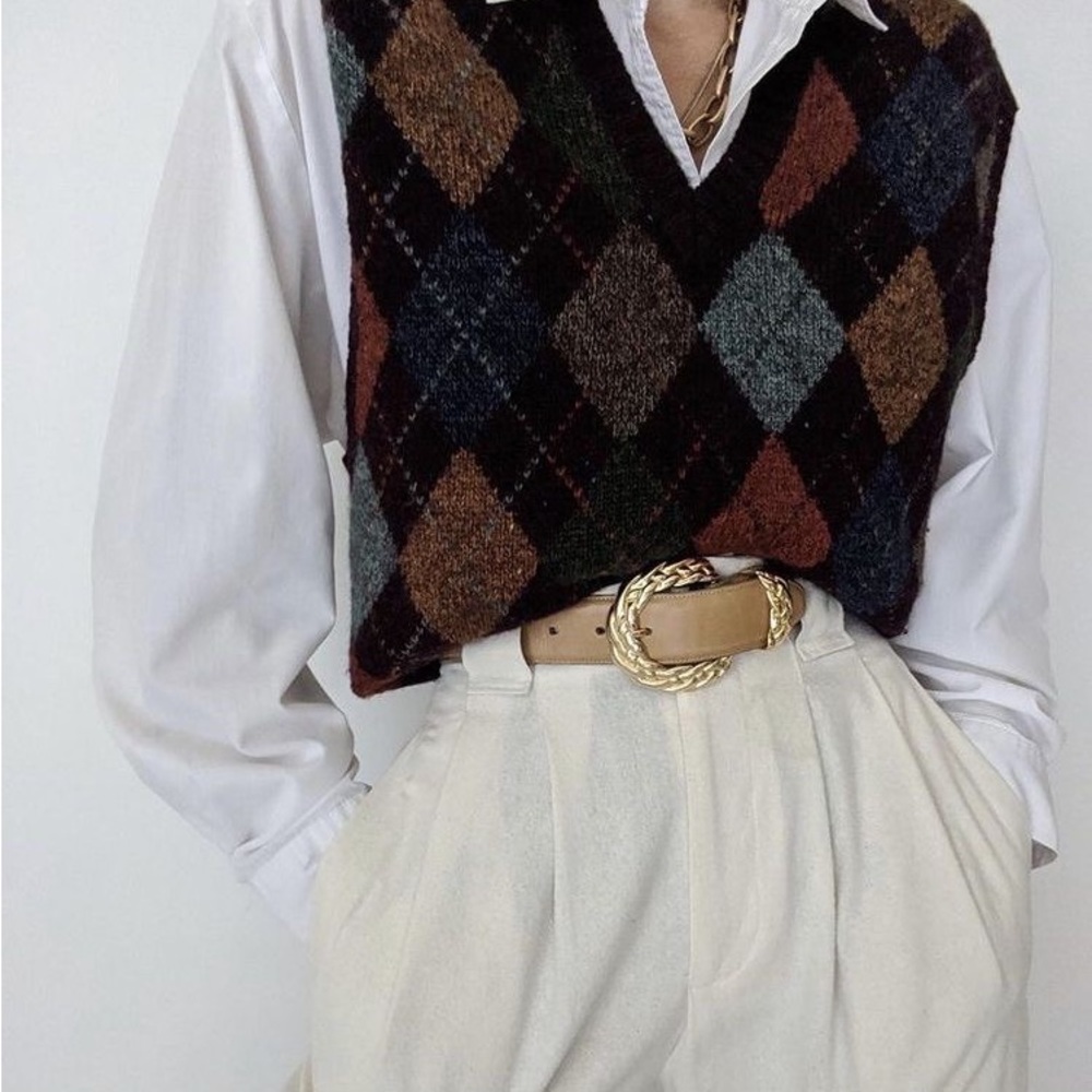 Argyle Sweater
Vest in Green - Picture 11 of 11